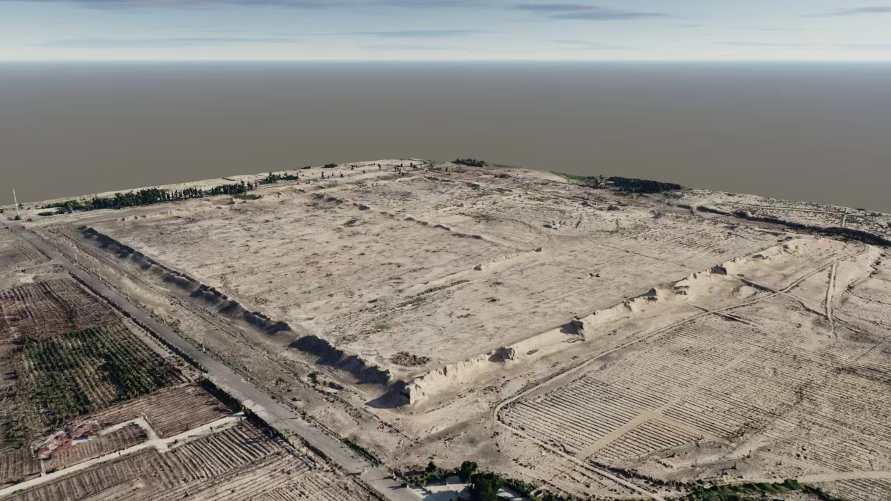 乌拉泊古城三维数字化